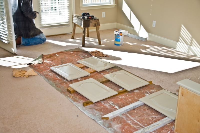 Local Cabinet Painting pros at work